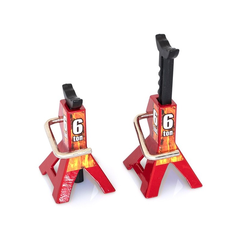 "Chandelles à crémaillère réglable 6 Tonnes"