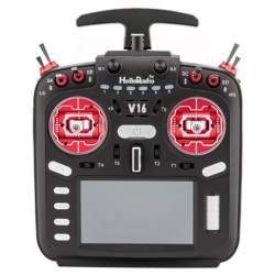 Emetteur de radiocommande V16 MAX ELRS LBT Mode 2 rouge