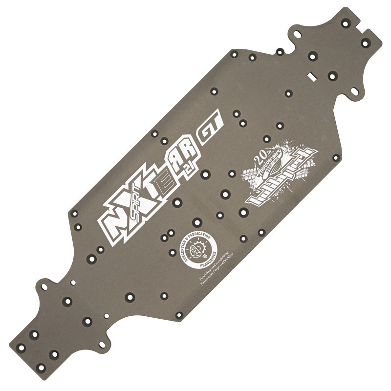 "Chassis 4 mm Spirit NXTE RR21 GT en alu. OAD fabriqué en France"