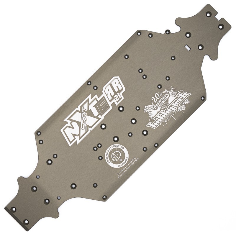 "Chassis 4 mm Spirit RR21 brushless en alu. OAD  fabriqué en France "