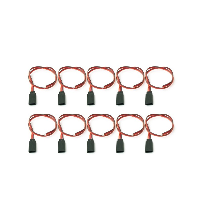 "Cordon servo femelle UNIVERSEL 30cm 10 pièces"