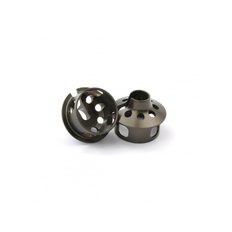 "Coupelle de maintien de ressort en alu x2"