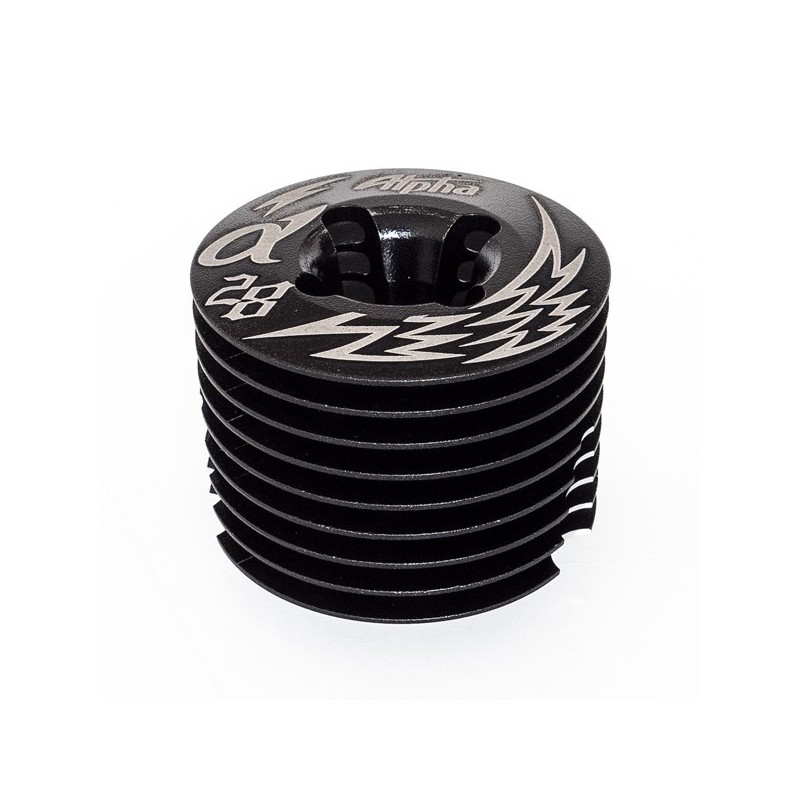 "Culasse moteur Alpha 28  3 transferts RTR"