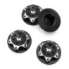 "Ecrous de roues borgne en aluminium 17mm Noir"