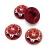 "Ecrous de roues borgne en aluminium 17mm Rouge"