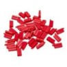 "Elements de rail en plastique Rouge pour piste turbo Racing 50 pcs"