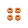 "Entretoise aluminium Orange  3x7,5x2 mm 4 pcs"