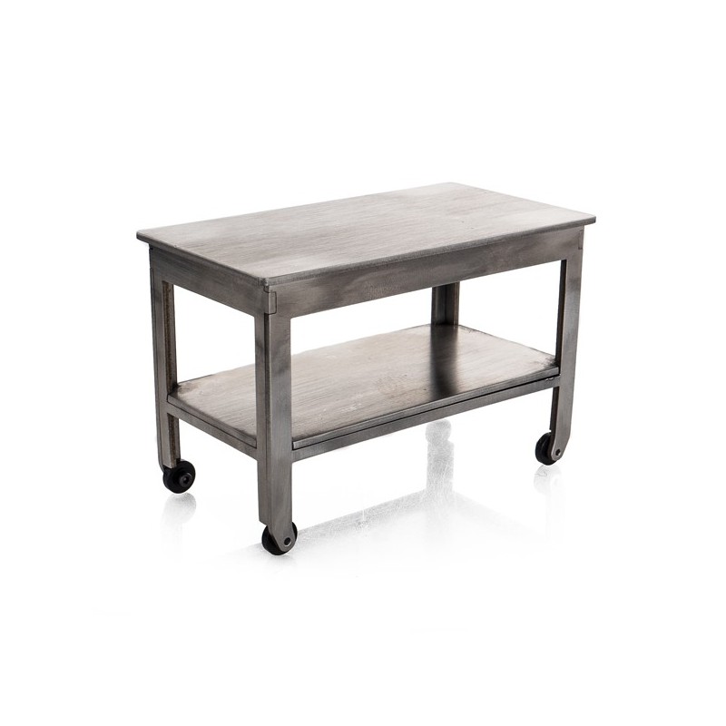 "Etabli atelier sur roulette en acier"