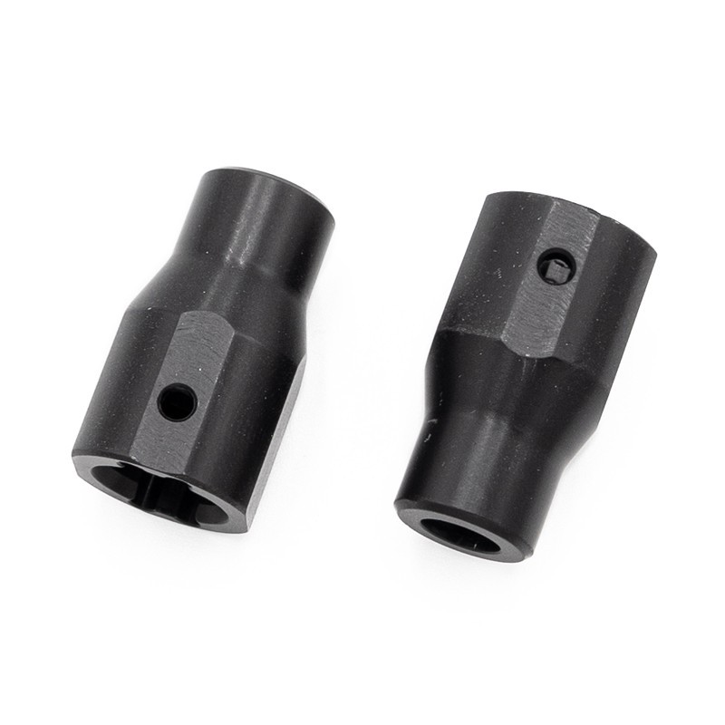 "Fusées arrières CRX en aluminium usinées Noir"