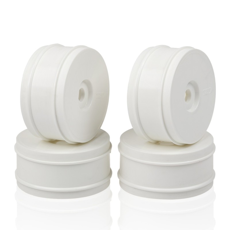 "Jantes 1/8ème buggy TZO blanches  4 pcs"