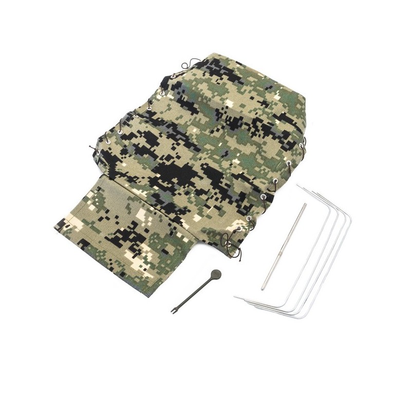 "Kit Bache de remorque arrière complète PR4/CR6 Vert"