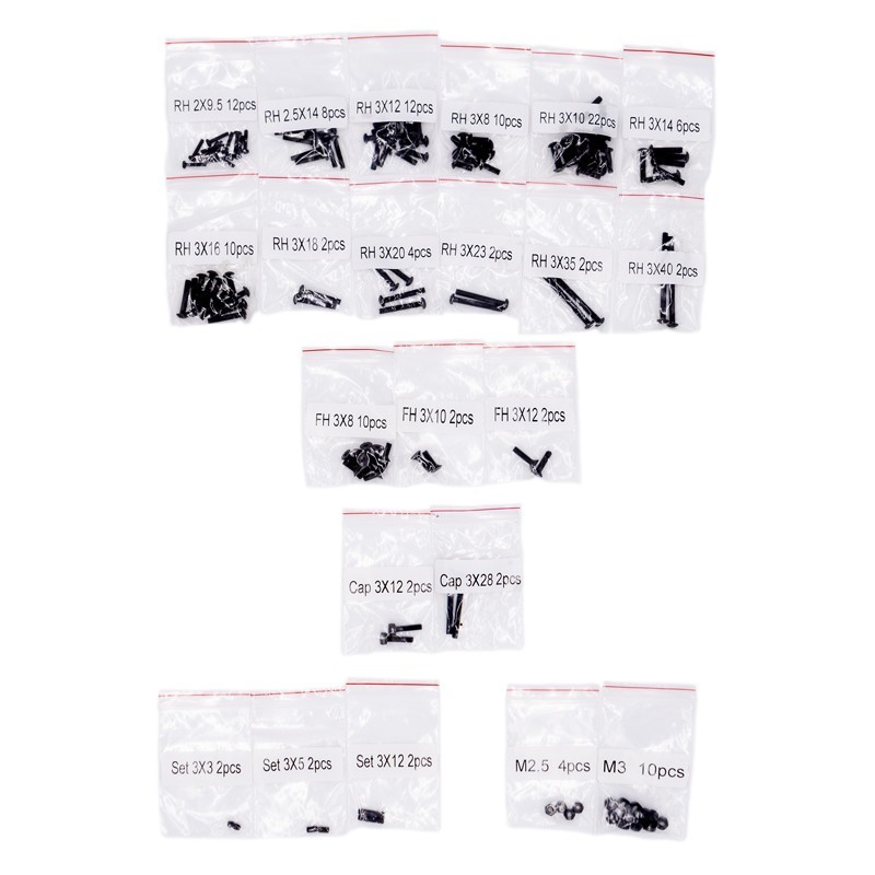 "Kit Visserie complet sauf axes specificiques Rogue Terra"