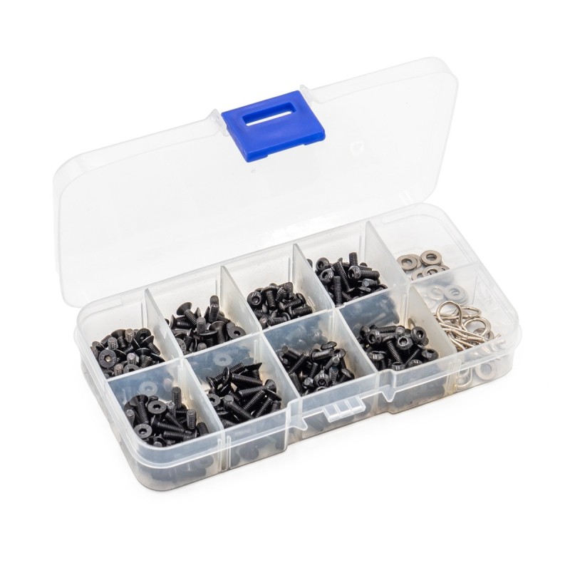 "Kit visserie M3 1/10 et 1/8 280 pcs - Noire"