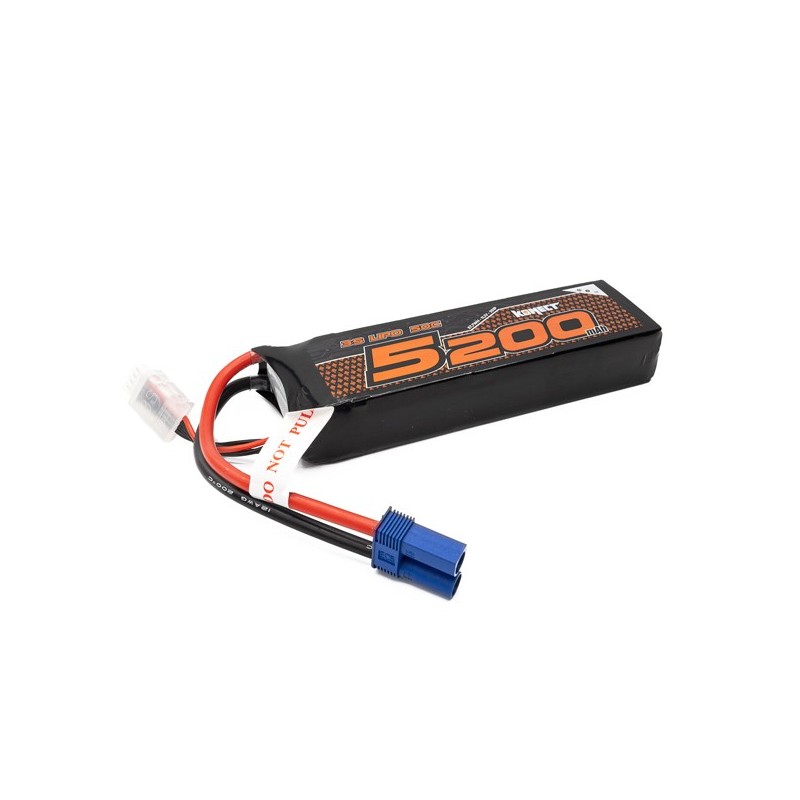 "Konect Lipo 5200mah11.1V 50C 3S1P 57.7Wh bash EC5"