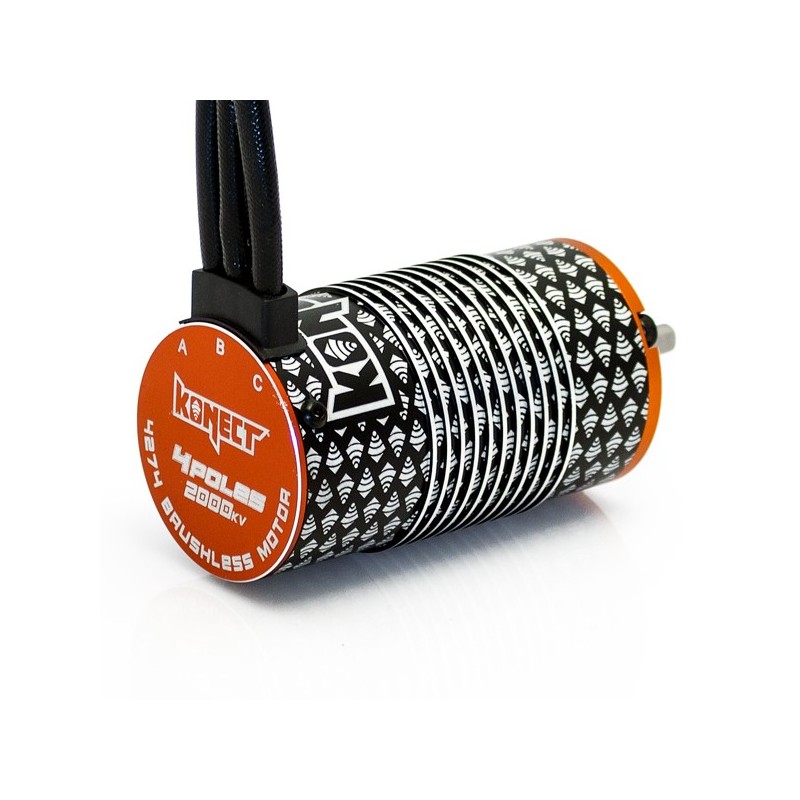 "Moteur brushless 4 poles 1/8 4274 2000KV"