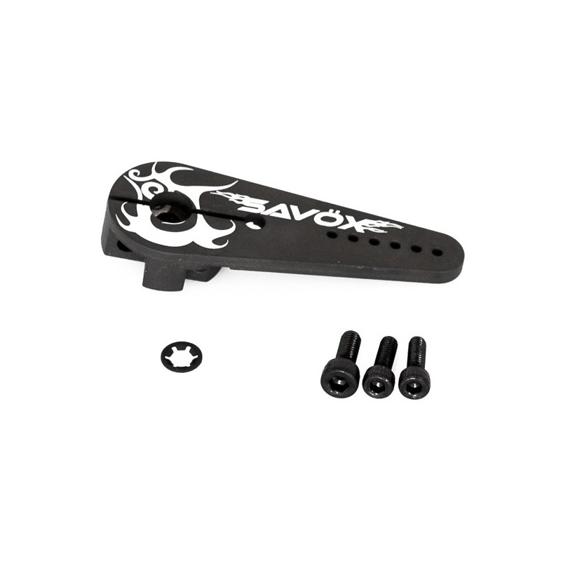 "Palonnier simple Savox Aluminium servo standart 1 pièce"