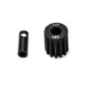 "Pignon moteur 32dp ø5mm + adaptateur 3,17mm 13 dents en acier"