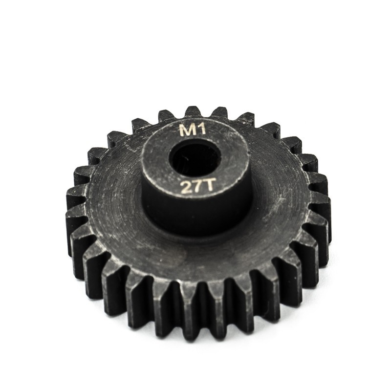 "Pignon moteur M1 ø5mm 27 dents en acier"