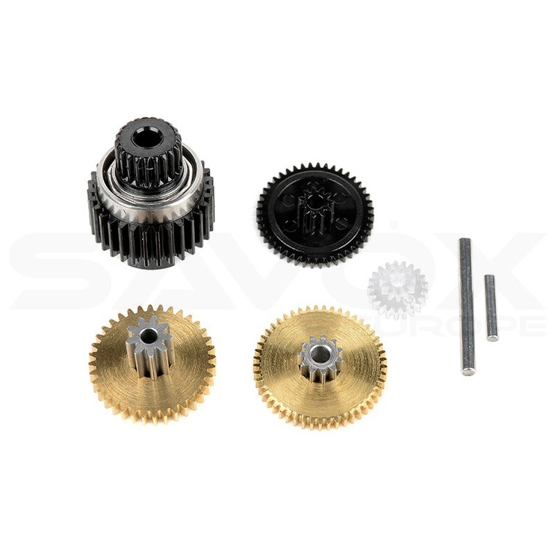 "Pignonerie et roulement de remplacement pour servo SH0256"