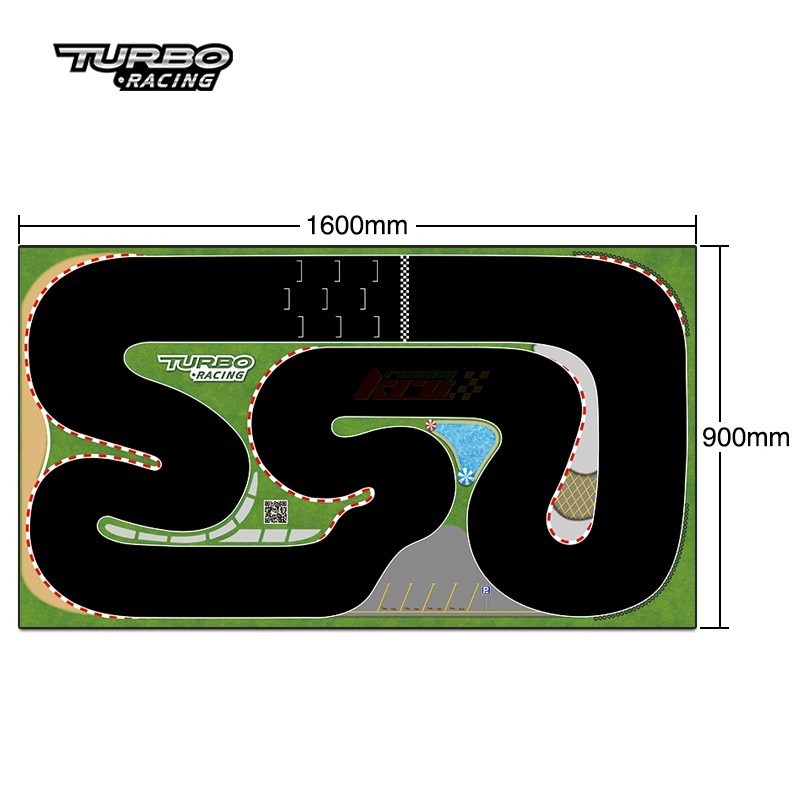 "Piste XXL pour Turbo Racing Micro Rally 90x160 cm"