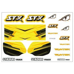 "Planche stickers Funtek STX"