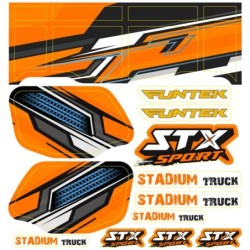 "Planche stickers ORANGE...