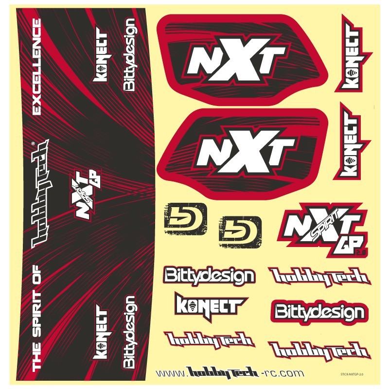 "Planche stickers Spirit NXT GP Orange"