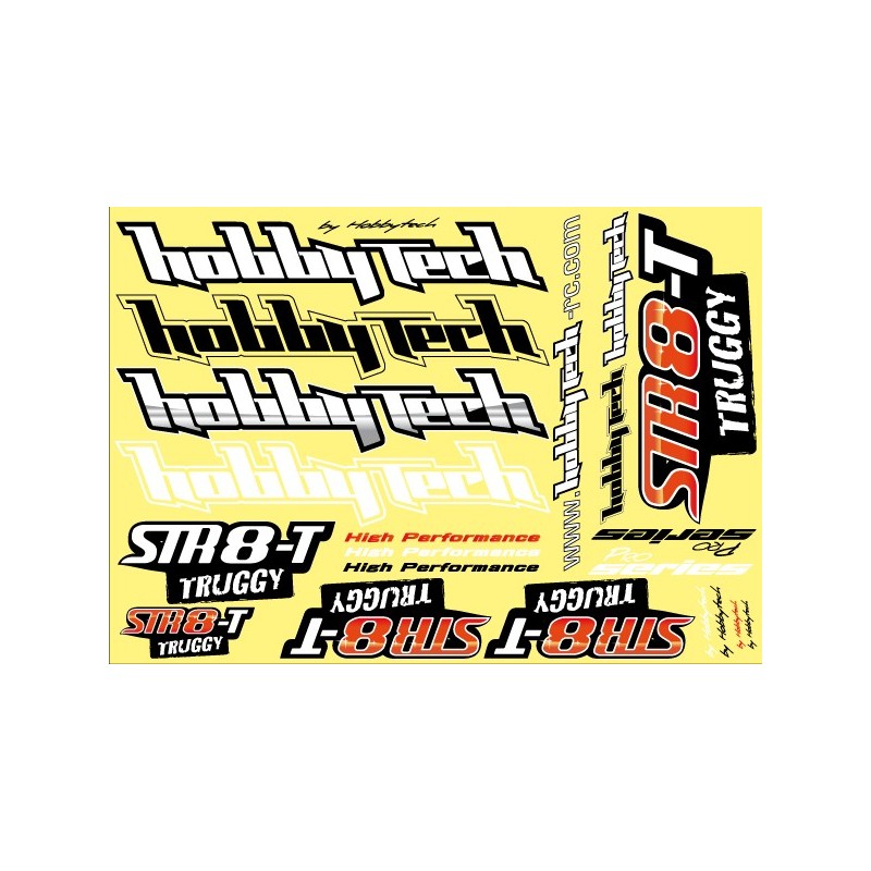 "Planche stickers STR8 Truggy"