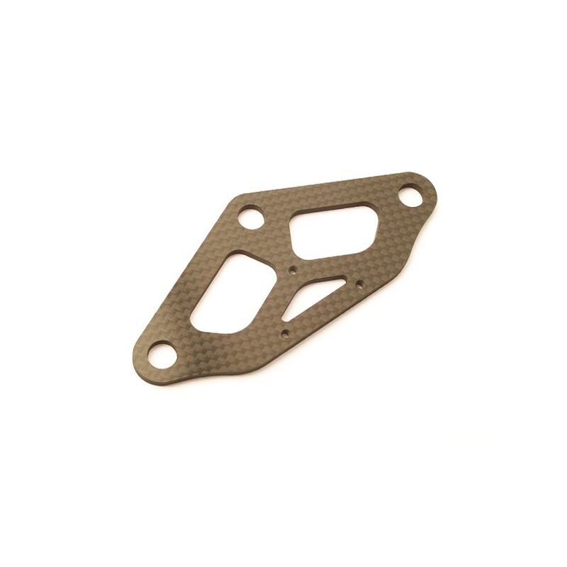 "Platine de Pare choc Carbone 2mm GT8"