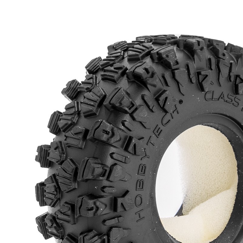 "Pneus Spécial crawler Hobbytech CLASS1 « CLIMBER » 106/36 1paire"