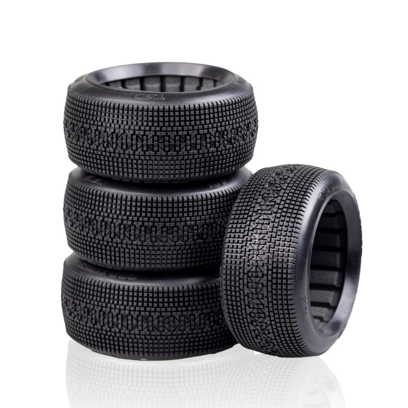 "Pneus TZO 401 Ultra Soft seuls à coller + inserts sachet de 4"