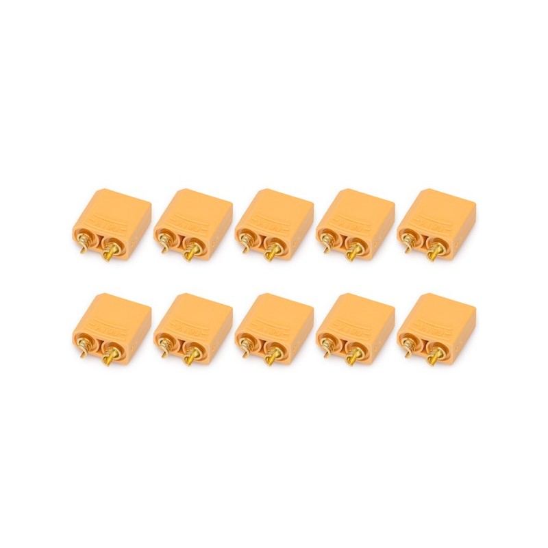 "Prise type XT90 male 10 pièces"