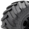 "Pneus MONSTER TRUCK colles sur jantes noires 6" -141-7 Hex.12mm"