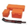 "Set de 3 valises de protection orange"
