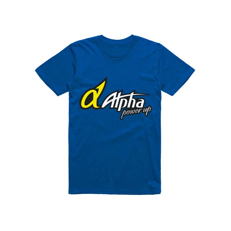 "T-shirt Alpha Plus bleu foncé Taille XL"