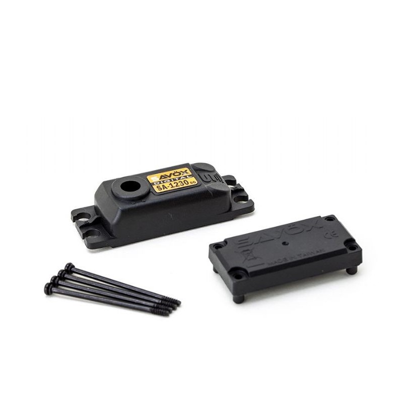 "Boitier plastique servo SA-1230SG"
