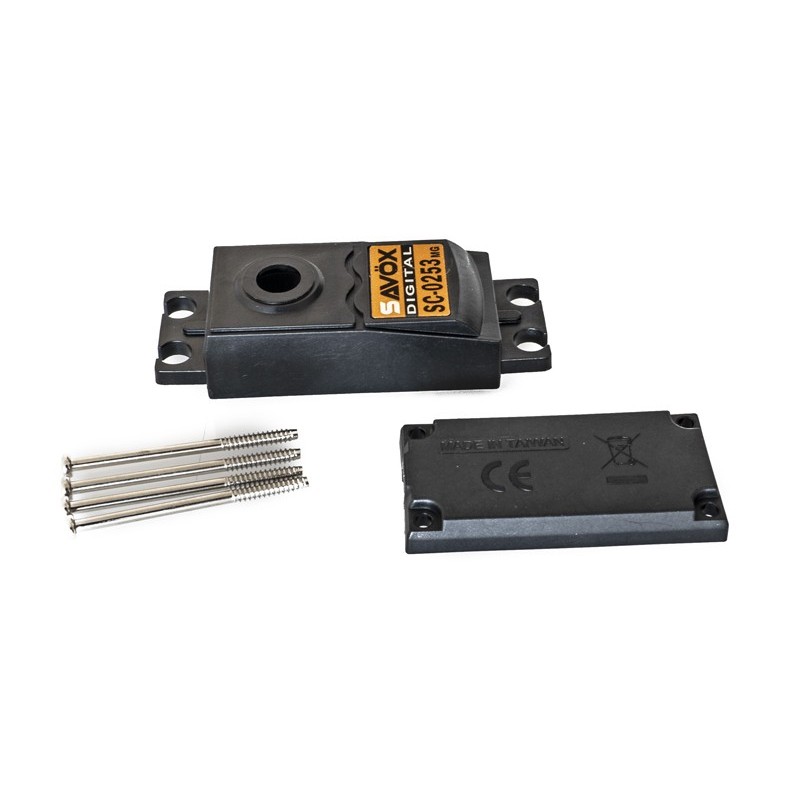 "Boitier plastique servo SC-0253MG"