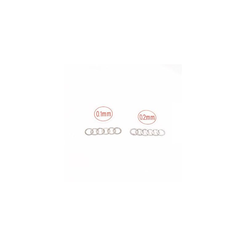 "Rondelles de calages 5x7x0.1 / 0.2mm"
