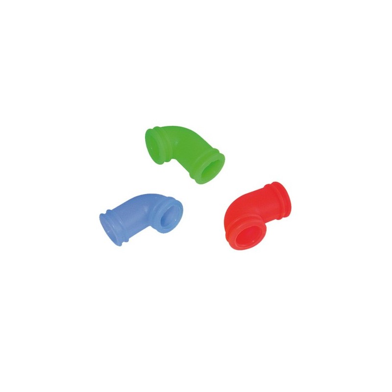 "Coudes silicone pour filtre a air 1 / 8eme universels"