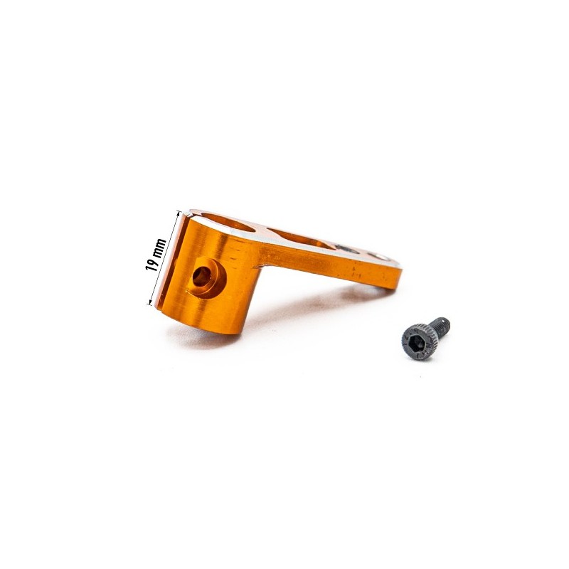 "Palonnier de direction 1/8 en alu 25T Orange"