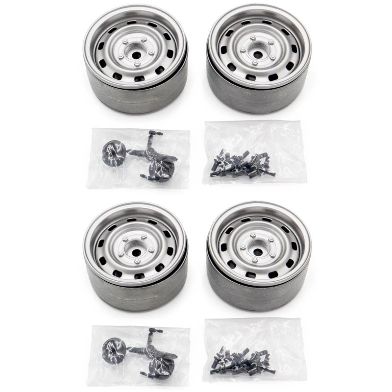 "Jantes Crawler Metal 1.9 beadlock Classic 2 Grise 4pcs"