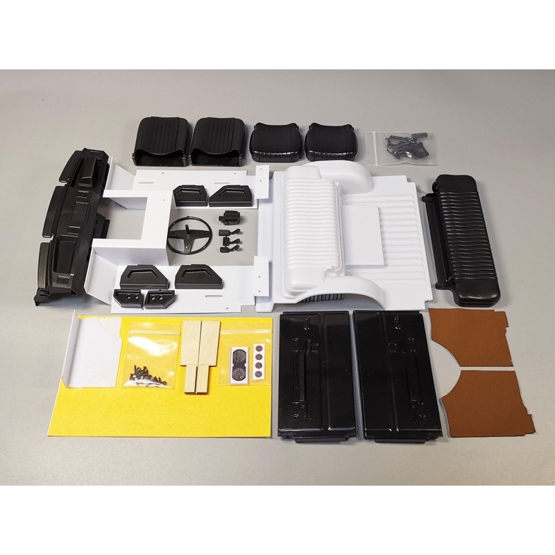 "Interieur complet pour carrosserie ABS RRC avec sièges arrières"