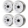 "Jantes Crawler Metal 1.9 beadlock Classic 3  Blanche 4pcs"