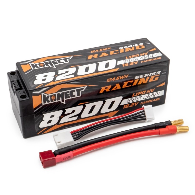 "Konect Lipo 8200mah 15.2V 120C 4S2P HV"