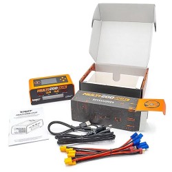 "Chargeur DUAL AC/DC 200W Multi-Fonctions charge/decharge equilibreur"