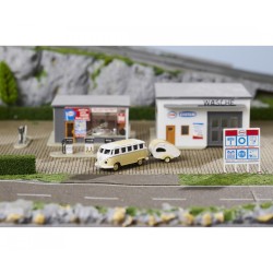 1:87 VW T1 SambaBus +remorque 2.4GHz 100