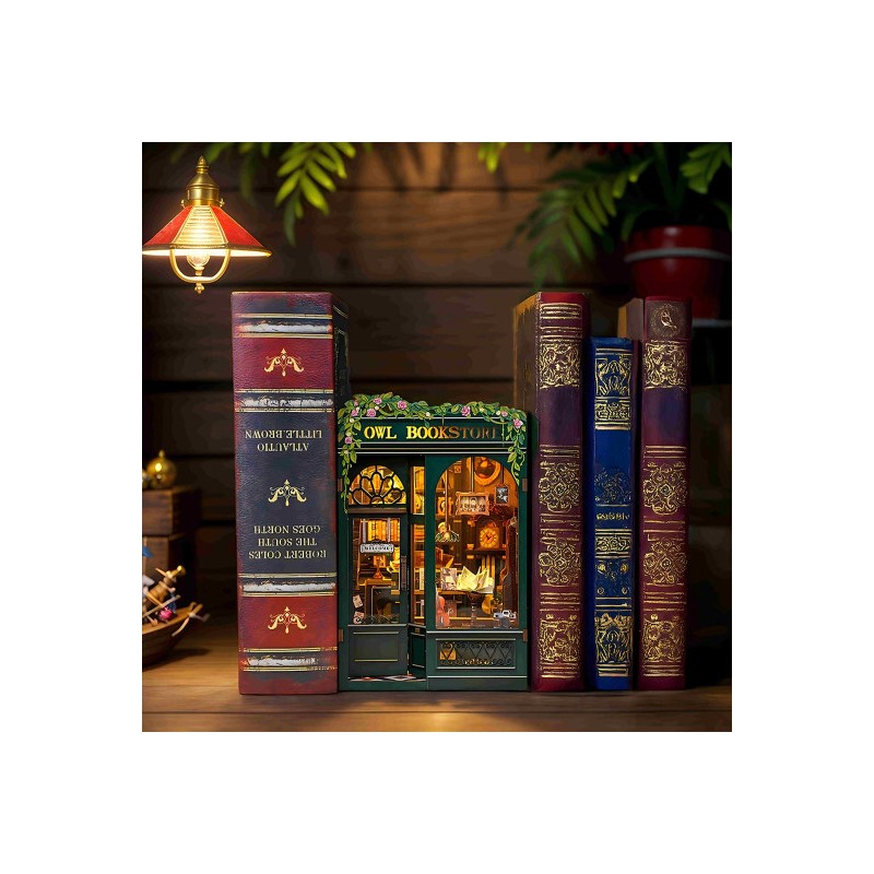 Puzzle 3D Serre Livres Book Nook Owl Book Store