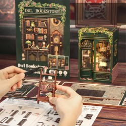 Puzzle 3D Serre Livres Book Nook Owl Book Store