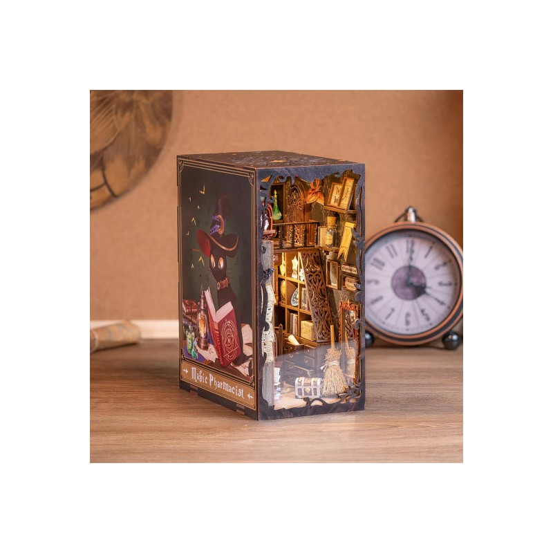 Puzzle 3D Serre Livres Book Nook Magic Pharmacist