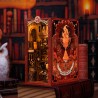 Puzzle 3D Serre Livres Book Nook Flame Common Room